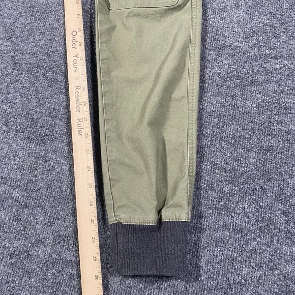 Zanerobe Stretch Cargo Jogger Pants Mens 30x30 Military Green Tapered Leg - Picture 9 of 12